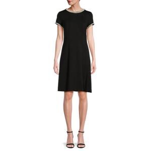 NWOT Karl Lagerfeld Paris Faux Pearl Fit & Flare Dress Size: 8